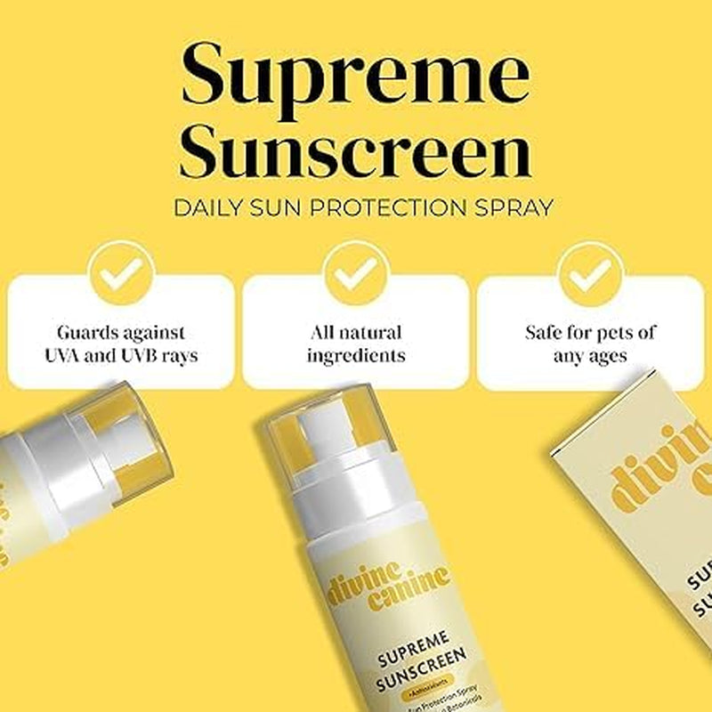 Dog Sunscreen Spray - SPF 30 UV Water Resistant - 2 Fl Oz